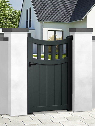 Portillon aluminium Premium - Semi-ajouré - BENGAL