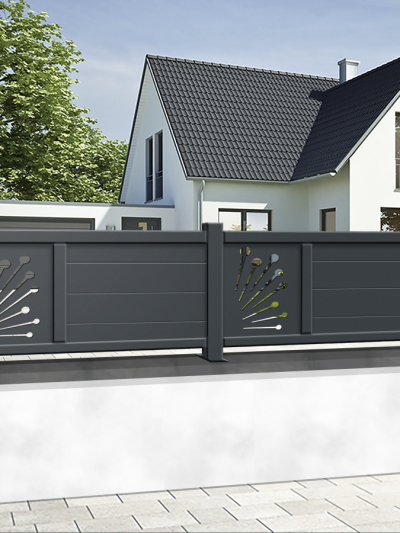 Clôture aluminium Premium sur mesure - TOKYO